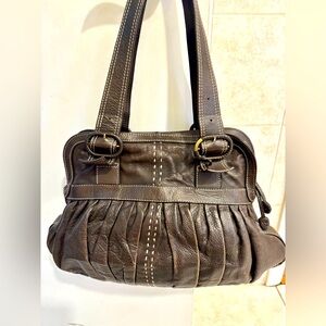 Cole Haan brown leather handbag